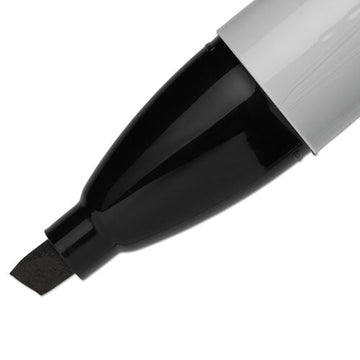 Sharpie® Chisel Tip Permanent Marker, Medium Chisel Tip, Black, Dozen freeshipping - TVN Wholesale